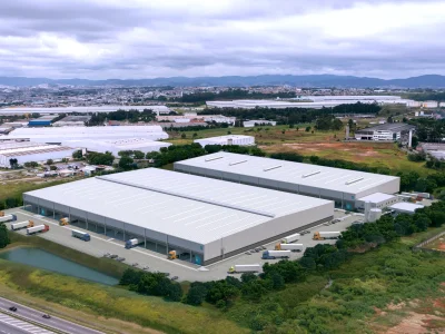 Condomínio Guarulhos Business Park em vista aérea