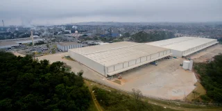 Vista aérea do Condomínio Golgi Mauá I.