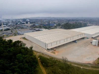 Vista aérea do Condomínio Golgi Mauá I.